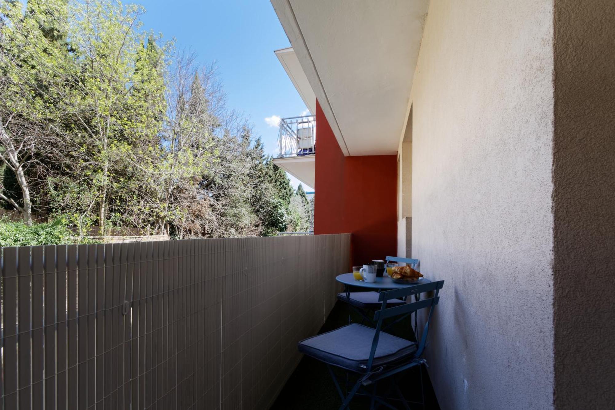 016- T2 Tropisme, Appart 1 Chambre,Clim,Wifi,Parking Montpellier Exterior photo